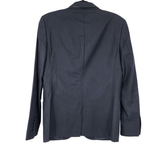 Zadig & Votaire Two Button Notched Collar Black Blazer Jacket Size 48 - Picture 6 of 6